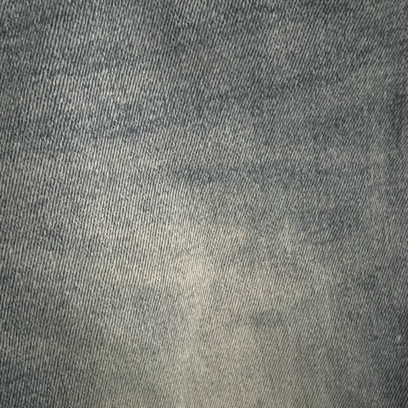 ALTAR'D STATE Classic Distressed Cropped Denim Jeans Crossover Button Fly Wms 26 - Picture 2 of 6